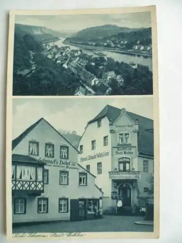 AK Stadt Wehlen Sächsische Schweiz Hotel Stadt Wehlen / Schmucks Hotel