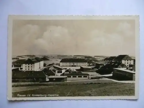 AK Plauen Vogtland Hindenburg-Kaserne