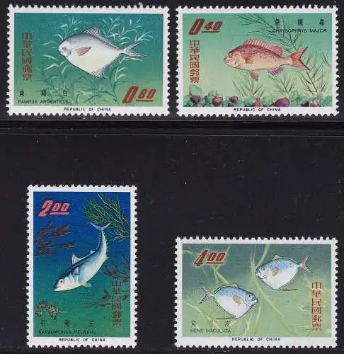 1965 Formosa - China Taiwan - Yvert 518/521 - 4 Werte - postfrisch**