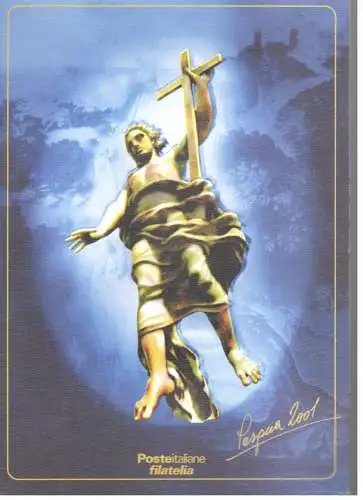 2001 Italien - Republik, Folder - Ostern Nr. 23 mnh**