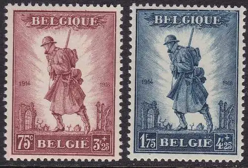 1932 Belgien - Nr. 351/352 2V. postfrisch/**