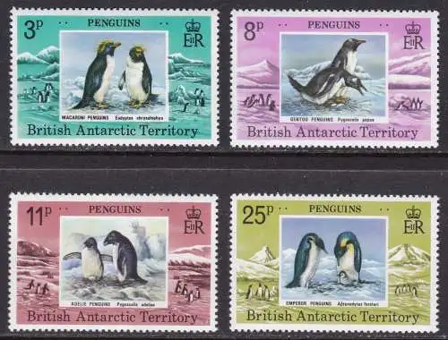 1979 BRITISCHE ANTARKTIS - Pinguine-Yvert Nr. 78/81 postfrisch**