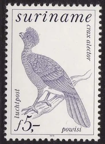 1979 SURINAME - Uccelli/Vögel, Yvert PA 81 MNH/**