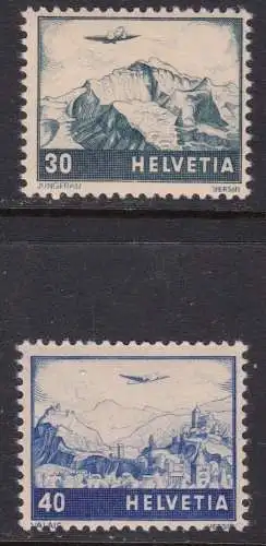 1948 SCHWEIZERISCHE, Luftpost Nr. 42/43 - postfrisch**