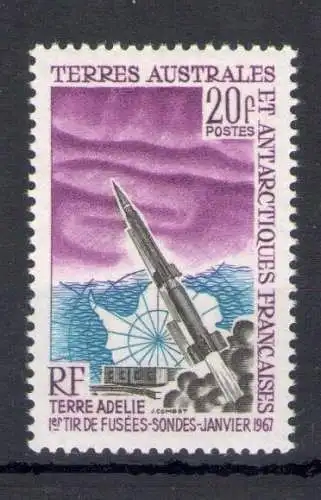 1967 TAAF - FRANZÖSISCHE ANTARKTIS - Yvert-Katalog Nr. 23 - postfrisch **