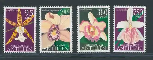 2002 Niederländische Antillen - Orchideenblumen - Yvert-Katalog Nr. 1309-12 - 4 Werte - postfrisch**