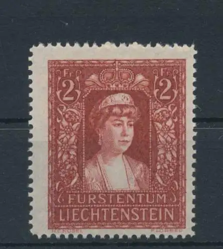 1935 Liechtenstein, Nr. 129, Bildnis von Prinzessin Elsa 1 val, NMH**