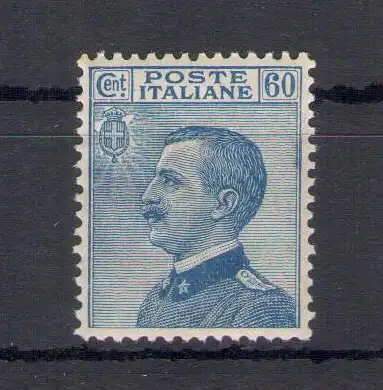 1923 Italien Königreich - Nr. 157, 60 Cent blau, postfrisch**