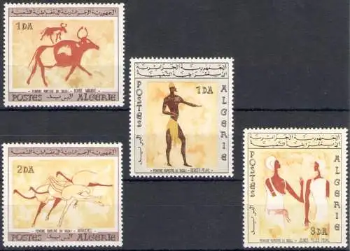 1966 Algerien - Yvert Nr. 414/17 - Höhlenkunst - postfrisch**