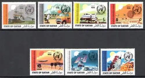 1973 KATAR, SG Nr. 471/77- Wetterorganisation - MNH**