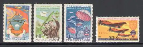 1951 Russland, Sportflugzeuge - Nr. 1576/79 - postfrisch**