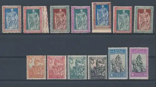 1928 Italien, Nr. 226/238, Emanuele Filiberto, 13 Werte - postfrisch**