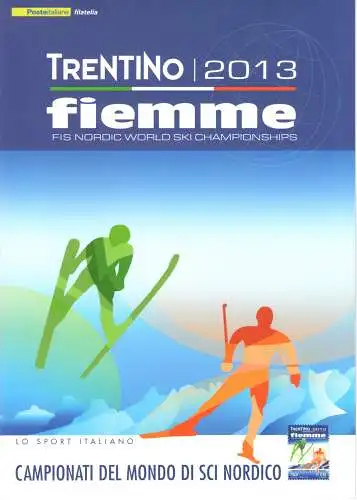 2013 Italien - Folder - Nordische Ski-Meisterschaften Nr. 335 - postfrisch**