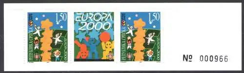 2000 EUROPA CEPT, Bosnien-Serbien 2 Minifos - postfrisch**