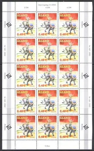 2002 EUROPA CEPT Aland Nr. 1 Minifoglio - postfrisch**