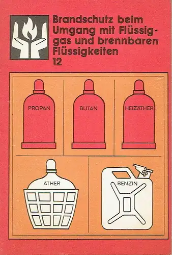 Robert Schaufler: Brandschutz beim Umgang mit Flüssiggas und brennbaren Flüssigkeiten
 Anleitung zum brandschutzgerechten Verhalten und Handeln
 Brandschutz, Heft 12. 