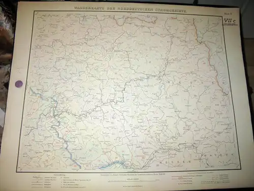 Wasserkarte der Norddeutschen Stromgebiete
 Blatt 33. 