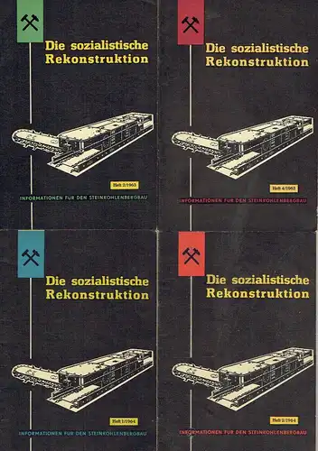 Die sozialistische Rekonstruktion
 Informationen für Steinkohlenbergbau
 Konvolut von 14 Heften. 