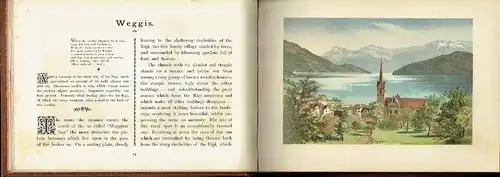 Alfred Brennwald: The Lake of the Four Cantons
 Picturesque Views. 