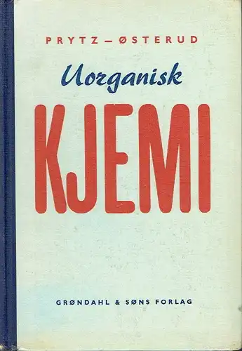 Milda Prytz
 Th. Øesterud: Uorganisk Kjemi. 