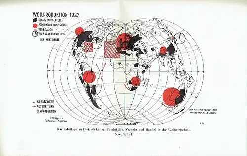 Produktion, Verkehr und Handel
 mit einem Gesamtregister für Band I-III
 Andree & Heiderich & Sieger: Geographie des Welthandels - Eine wirtschaftsgeographische Erdbeschreibung, Band 3. 