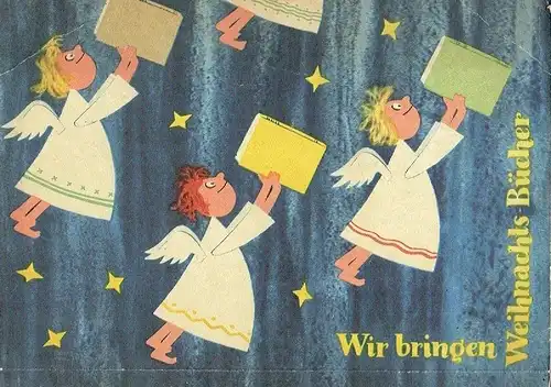 Wir bringen Weihnachts-Bücher. 