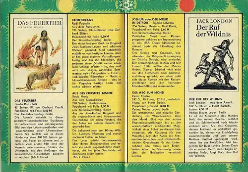 Versandkatalog Bücher
 Ausgabe 7-8 70. 