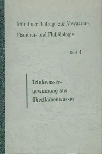 Trinkwassergewinnung aus Oberflächenwasser
 Biologische und chemische Probleme bei der Gewinnung und Aufbereitung von Trinkwasser und Brauchwasser aus Flüssen und Seen
 Münchner Beiträge zur Abwasser-, Fischerei- und Flussbiologie, Band 4. 