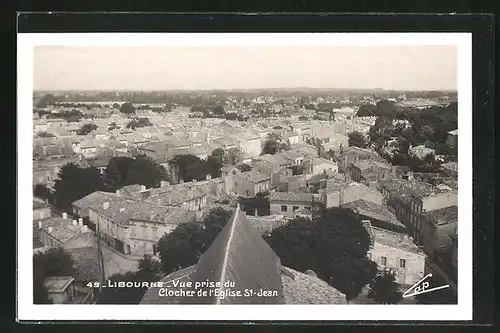 AK Libourne, Vue prise du Clocher de l'Eglise St.-Jean