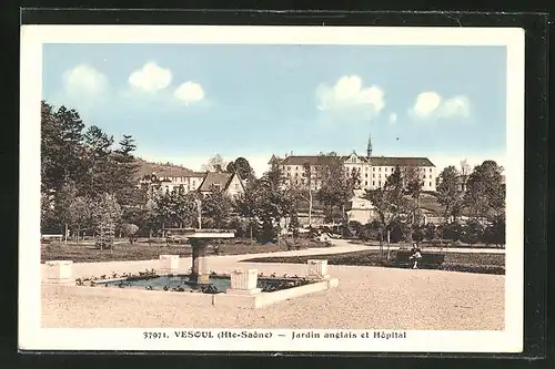 AK Vesoul, Jardin anglais et Hopital