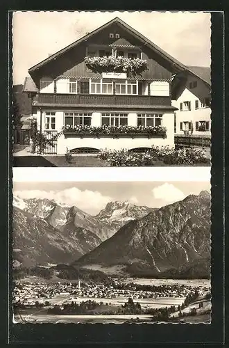 AK Oberstdorf / Allgäu, Hotel Haus Steiger