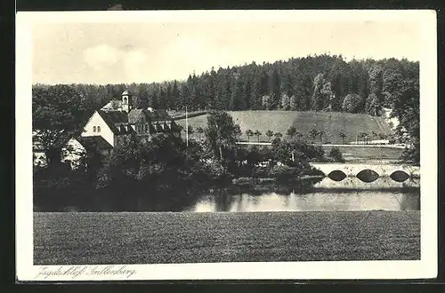 AK Grillenburg, das Jagdschloss aus der Ferne