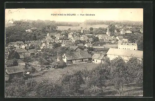 AK Fontaine-le-Bourg, Vue Generale