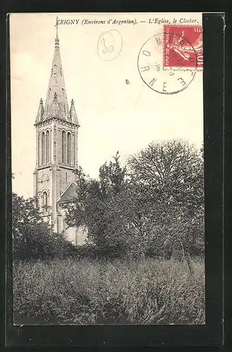 AK Vrigny, l'eglise le clocher