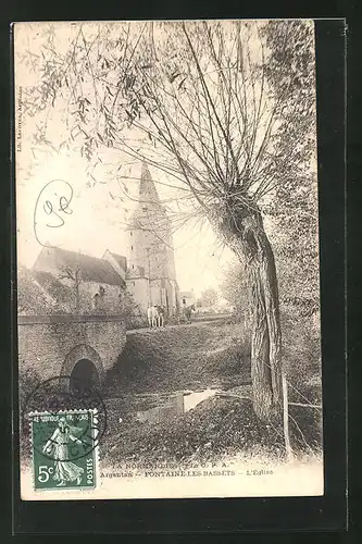 AK Argentan, Fontaine les Bassets, L'Eglise