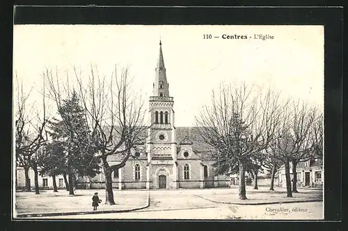 AK Contres, L`Eglise, Ansicht der Kirche