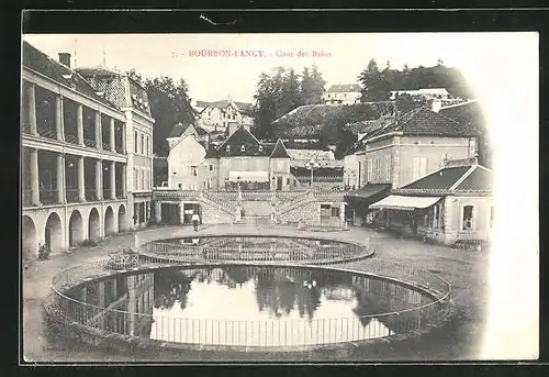 AK Bourbon-Lancy, cour des Bains