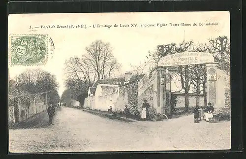 AK Draveil, L`Ermitage de Louis XV, ancienne Eglise Notre-Dame de Consolation