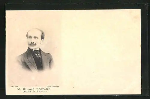 AK Edmond Rostand, Auteur de l`Aiglon