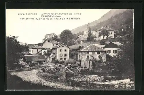 AK Pinsot, Vue generale, prise de la Route de la Ferriere