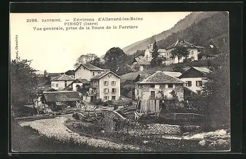 AK Pinsot, Vue generale, prise de la Route de la Ferriere