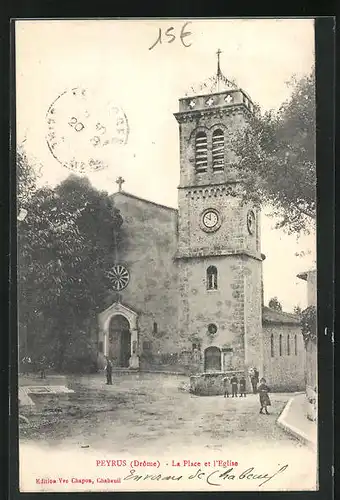 AK Peyrus, La Place et l'Eglise