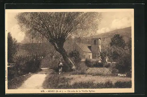 AK Senez, Un coin de la Vieille Eglise