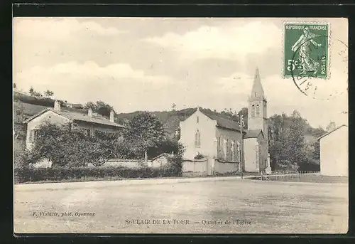 AK St-Clair-de-la-Tour, Quartier de l'Eglise