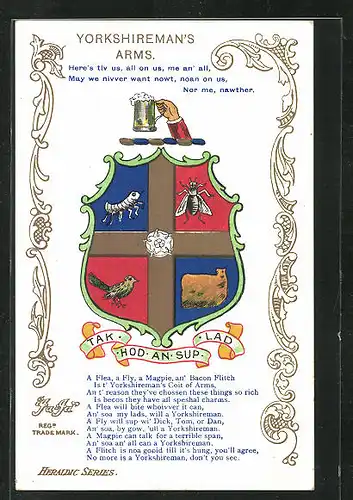 AK Yorkshire, Yorkshireman`s Arms, Tak hod an sup lad, Wappen