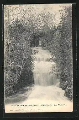 AK Galgon, Cascade du Vieux Moulin