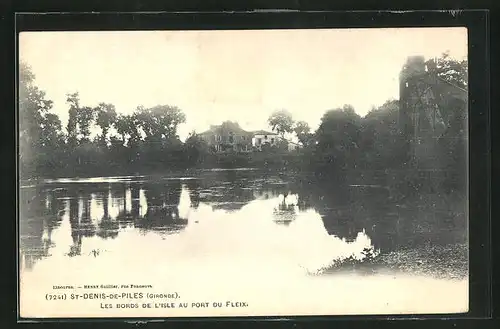 AK St-Denis-de-Piles, Les Bords de L`Isle au Port du Fleix