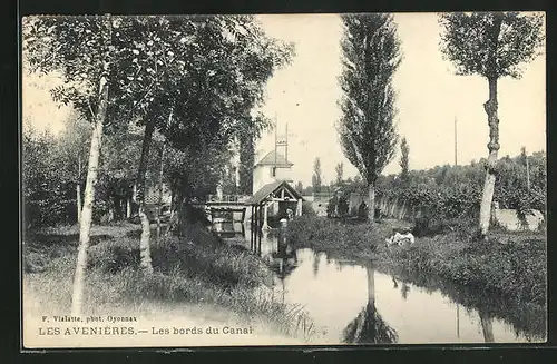 AK Les Avenieres, les bords du Canal