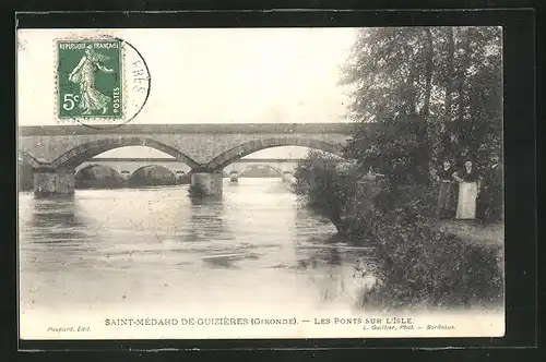 AK Saint-Menard de Guizieres, Les Ponts sur l`Isle