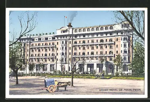 AK Peking, Grand Hotel im Sonnenschein